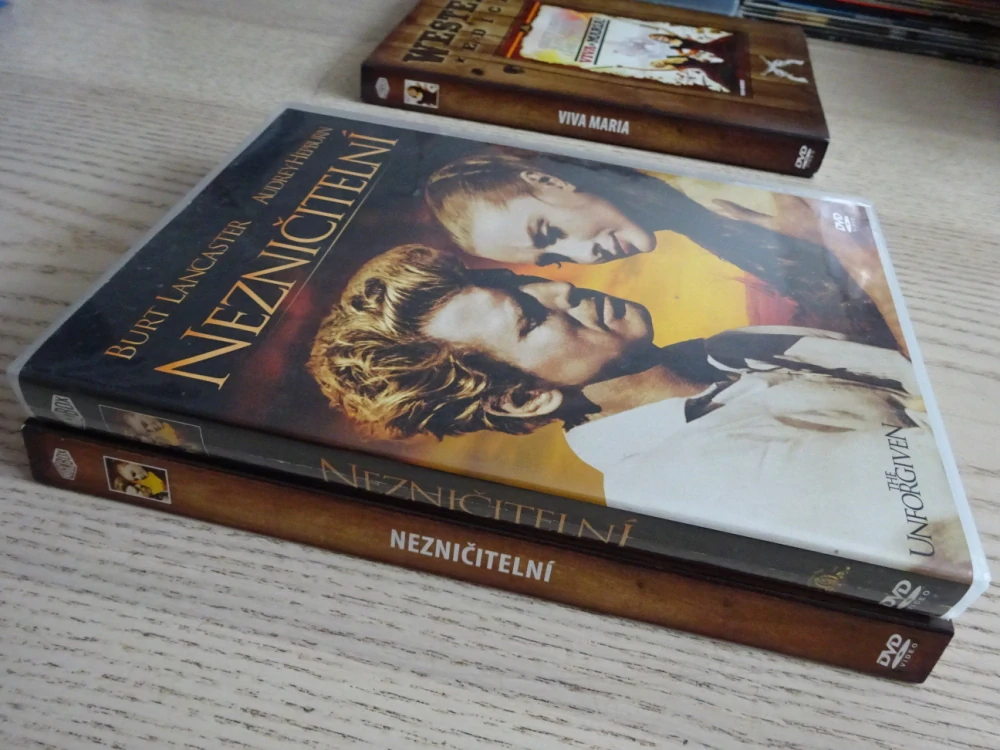 NEZNIČITELNÍ, B. LANCASTER, A. HEPBURN, DVD FILM