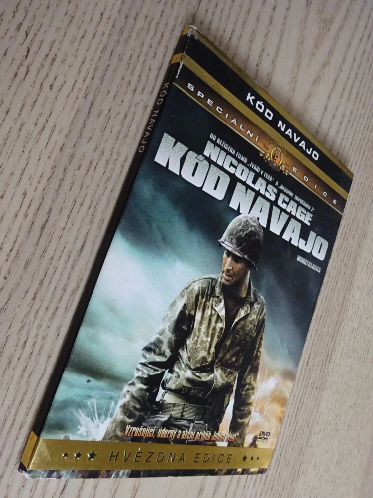 KÓD NAVAJO, N. CAGE, DVD FILM