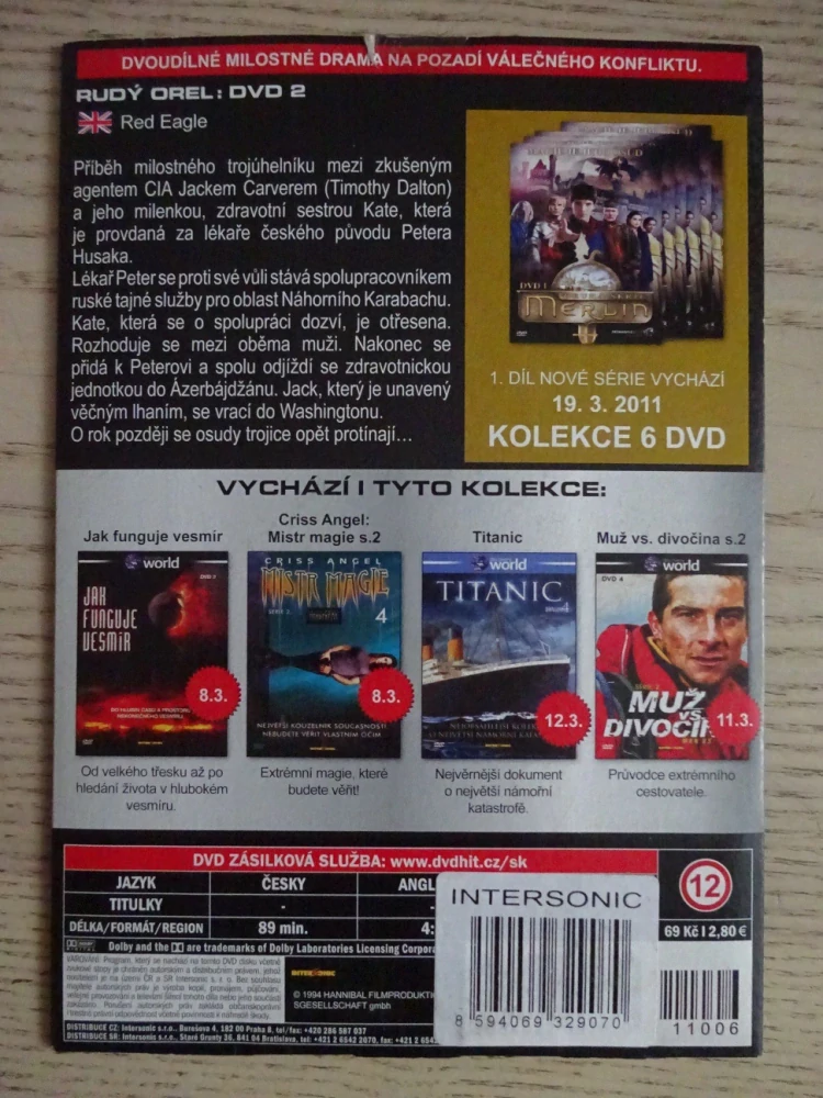 RUDÝ OREL, DVD 2, T. DALTON, J. PROCHNOW, DVD FILM