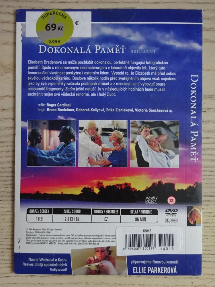 DOKONALÁ PAMĚŤ, E. ELENIAKOVÁ, B. BOXLEITNER, DVD FILM