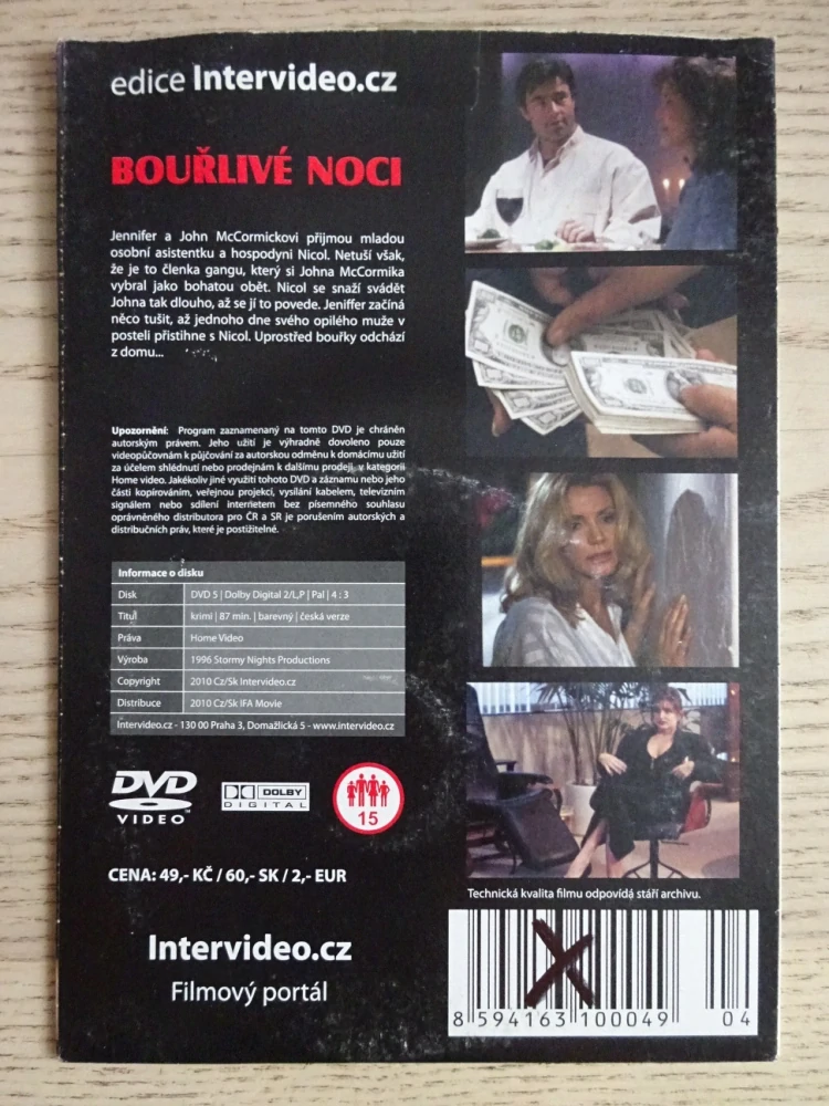 BOUŘLIVÉ NOCI, S. TWEED, B. B. CLARK, DVD FILM