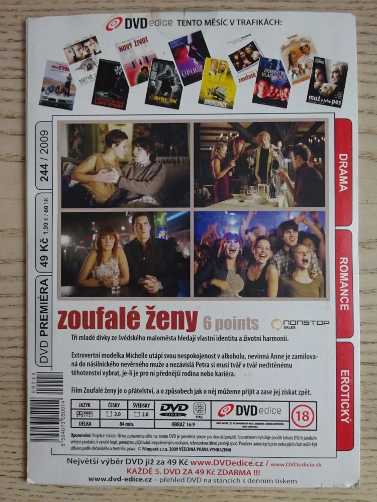 ZOUFALÉ ŽENY, E. CARLSON, DVD FILM