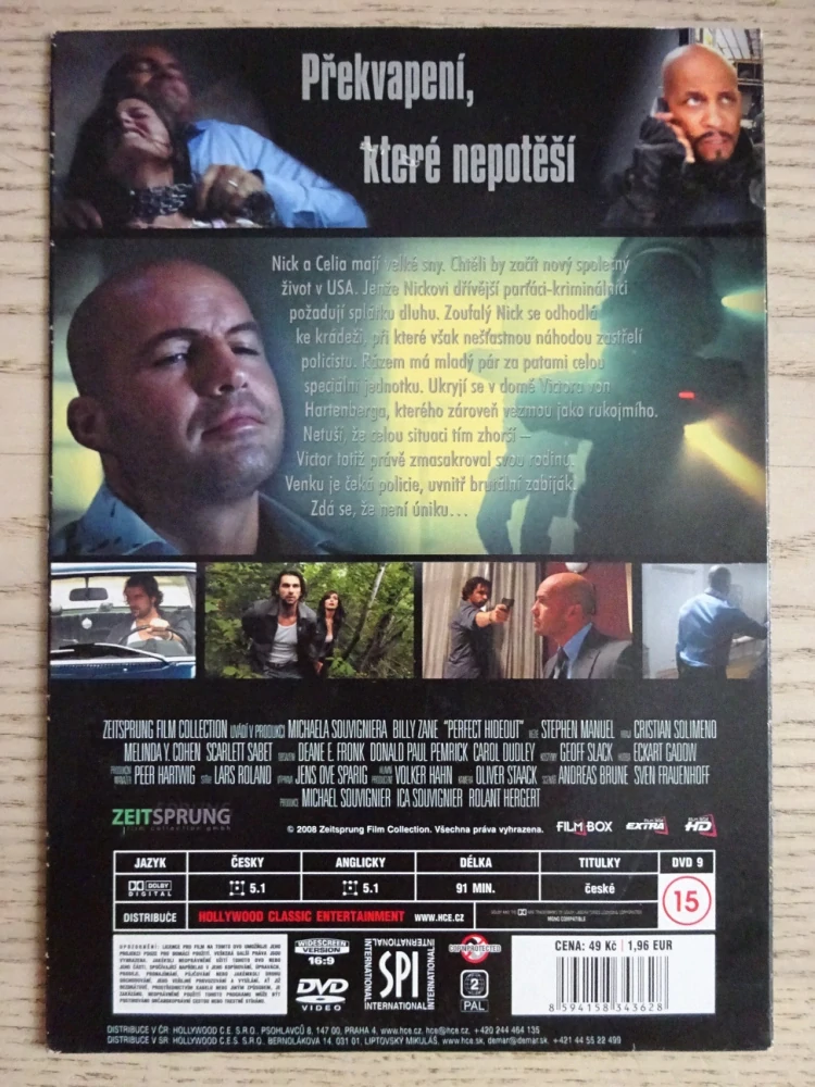 DOKONALÝ ÚKRYT, B. ZANE, M. Y. COHEN, DVD FILM