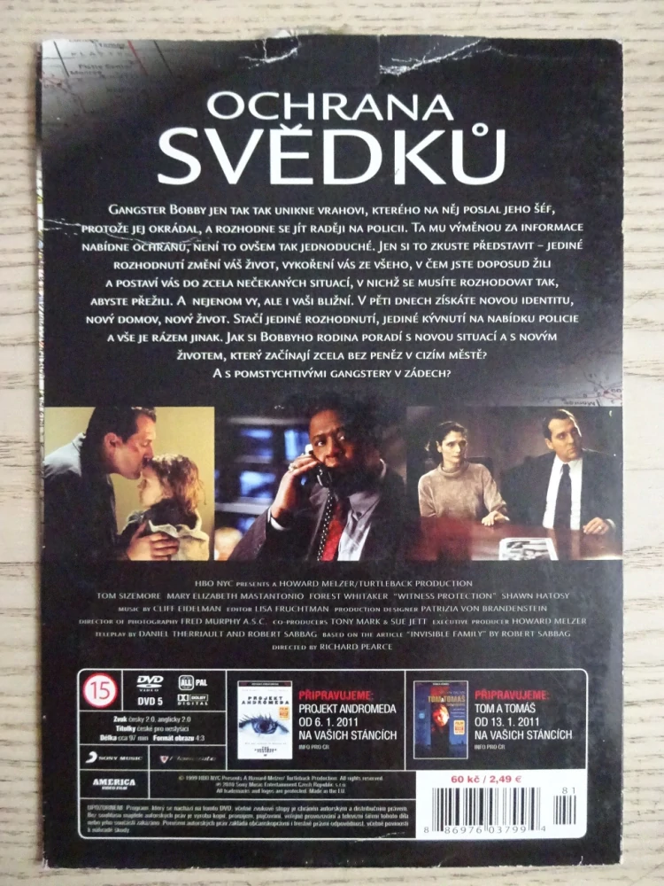 OCHRANA SVĚDKŮ, T. SIZEMORE, F. WHITAKER, DVD FILM