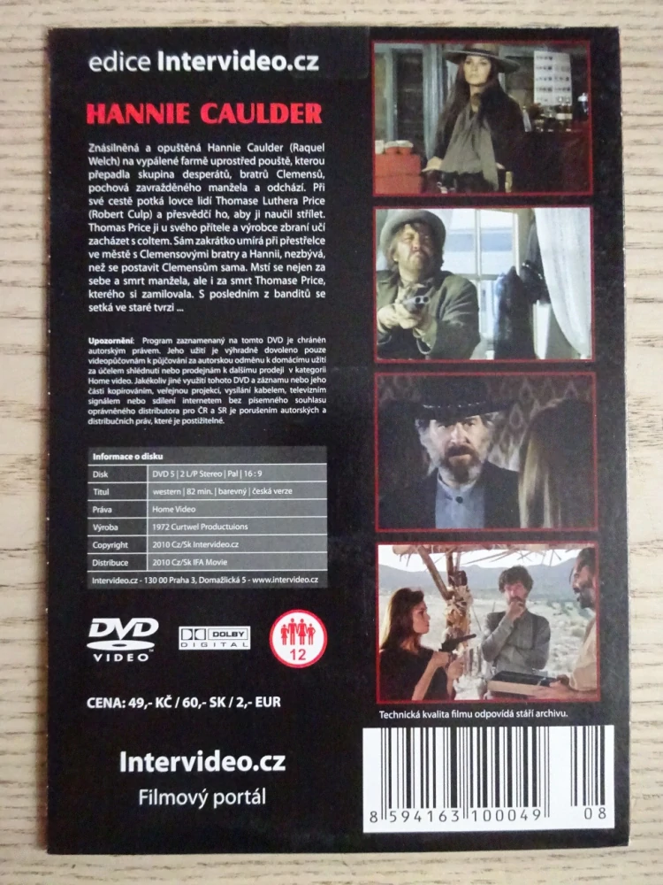 HANNIE CAULDER, CH. LEE, R. CULP, DVD FILM