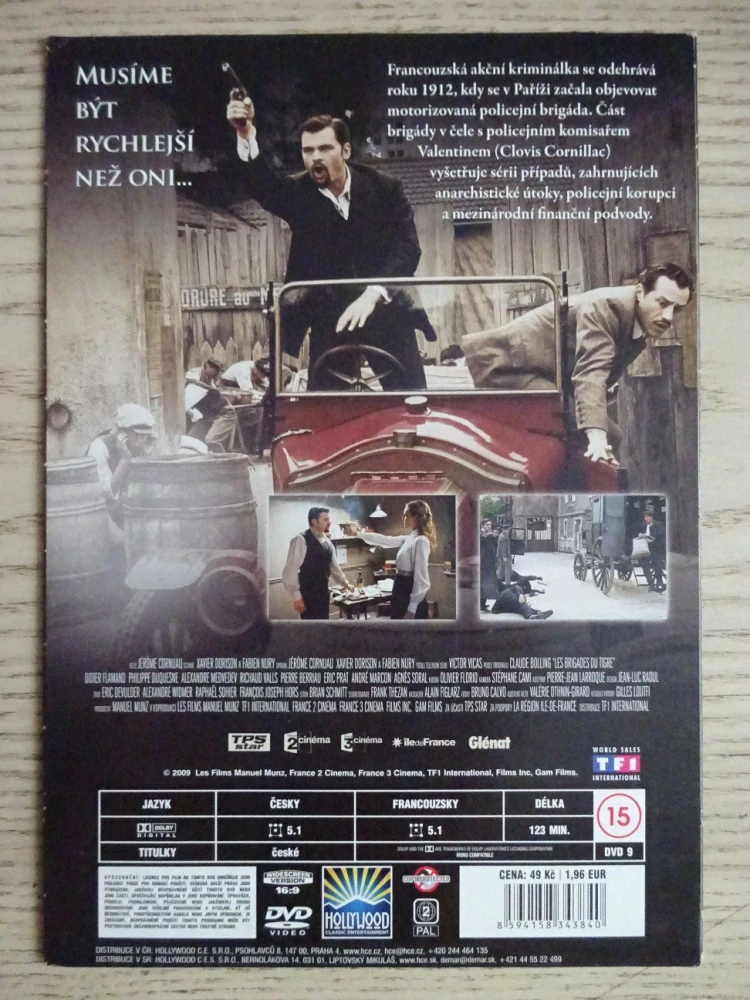 BRIGÁDY TYGRŮ, D. KRUGER, C. CORNILLAC, DVD FILM