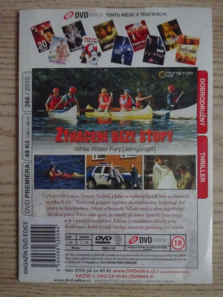 ZTRACENI BEZE STOPY, DVD FILM