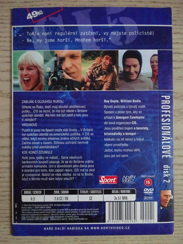 PROFESIONÁLOVÉ, 3 EPIZODY, DISK 2, DVD FILM