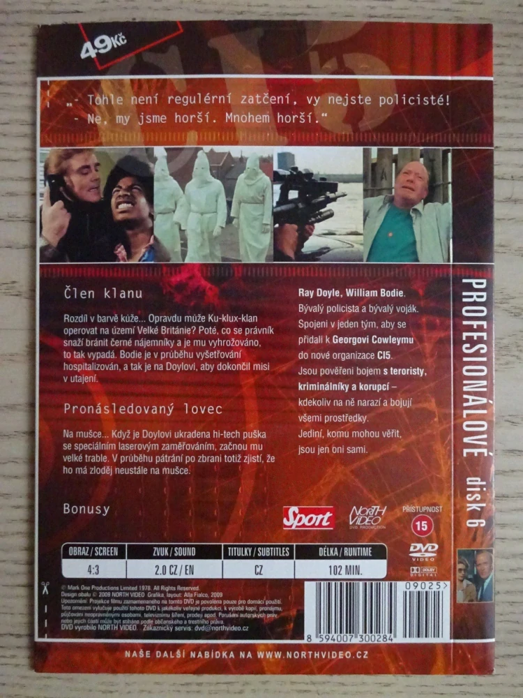 PROFESIONÁLOVÉ, 2 EPIZODY, DISK 6, DVD FILM