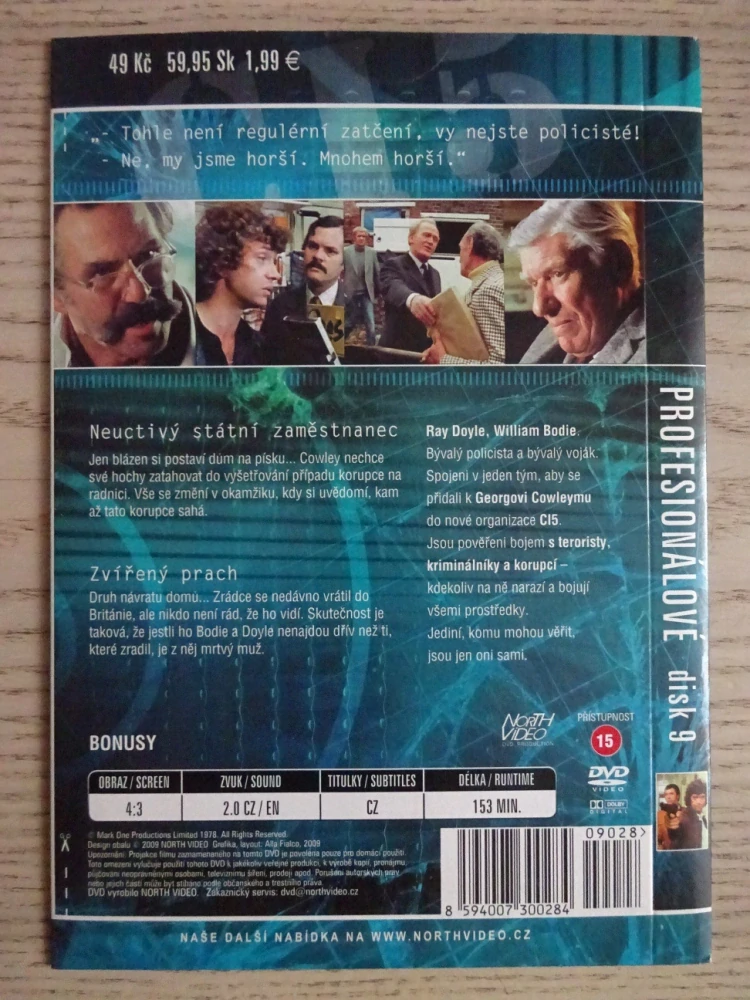 PROFESIONÁLOVÉ, 2 EPIZODY, DISK 9, DVD FILM