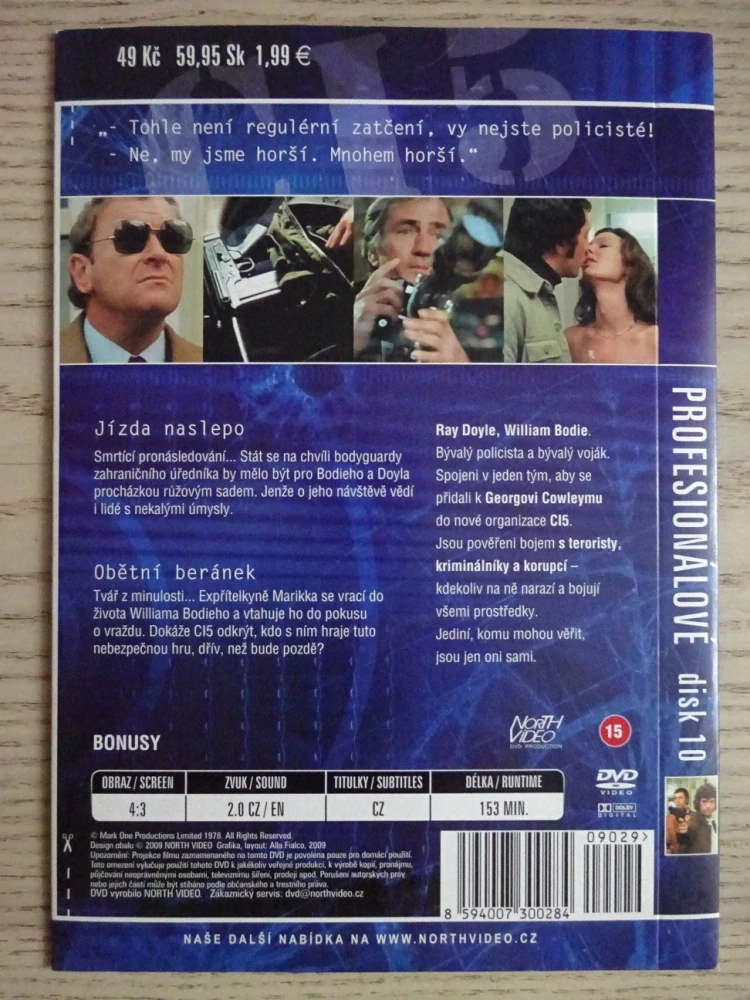 PROFESIONÁLOVÉ, 2 EPIZODY, DISK 10, DVD FILM