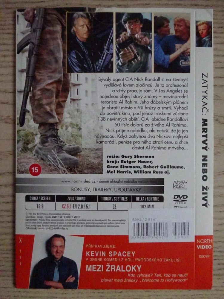 ZATYKAČ: MRTVÝ NEBO ŽIVÝ, R. HAUER, DVD FILM