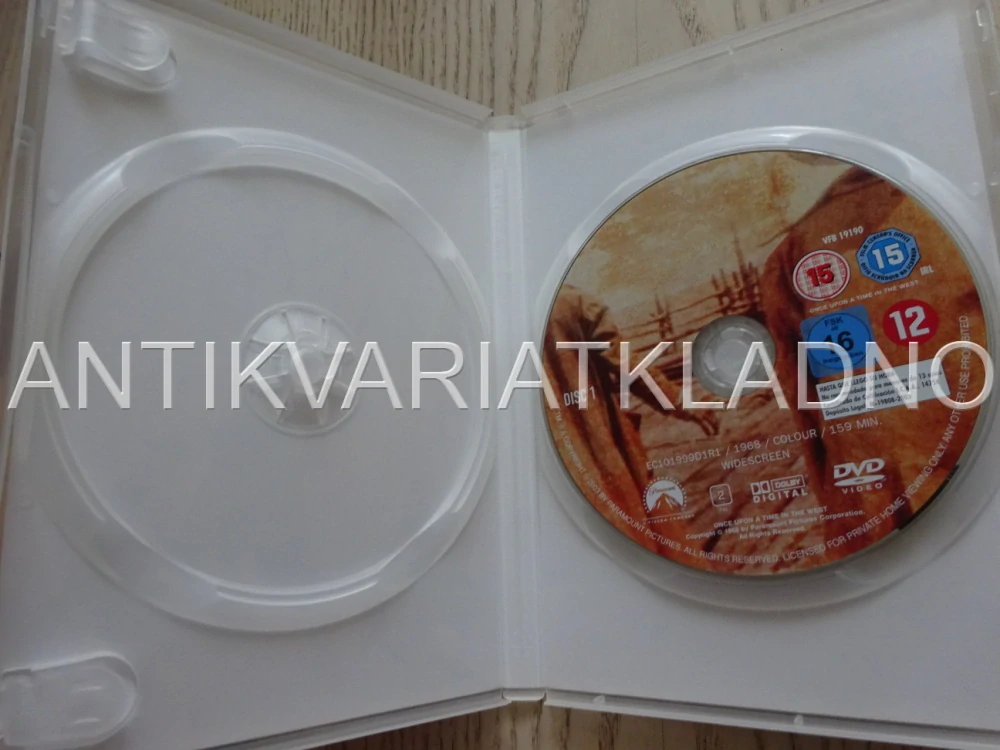 TENKRÁT NA ZÁPADĚ, DVD FILM