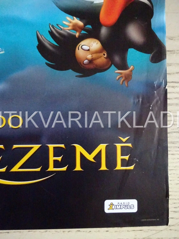 NÁVRAT DO ZEMĚ NEZEMĚ, FILM USA, PLAKÁT WALT DISNEY