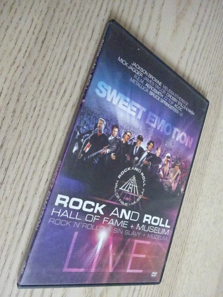 SWEET EMOTION, ROCK AND ROLL HALL OF FAME, DVD HUDBA