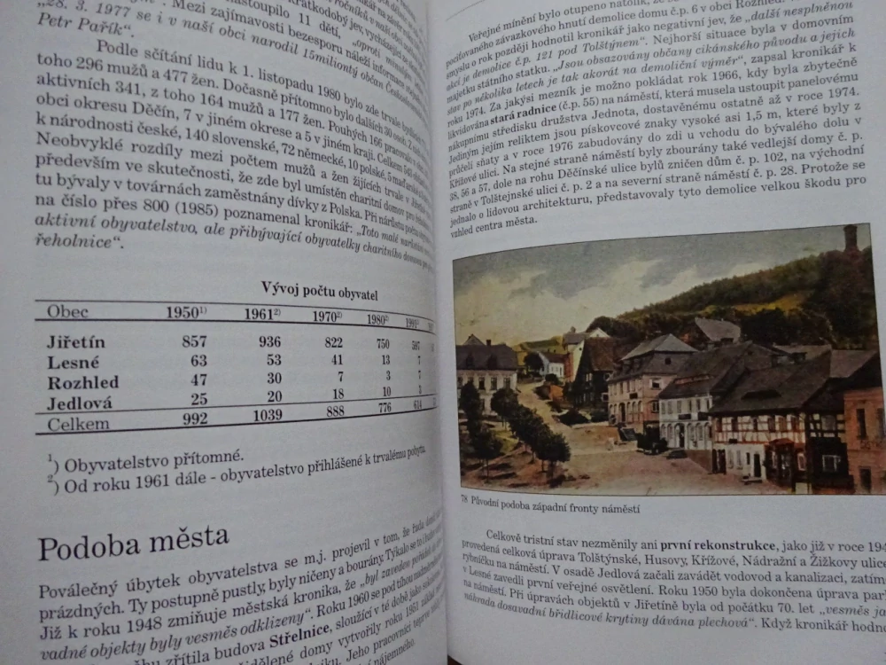 JIŘETÍN POD JEDLOVOU, OKRES DĚČÍN, **an
