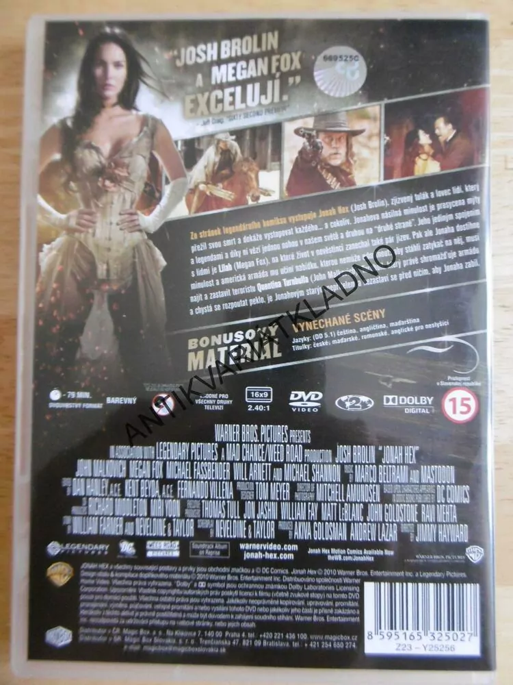 JONAH HEX, DVD FILM 