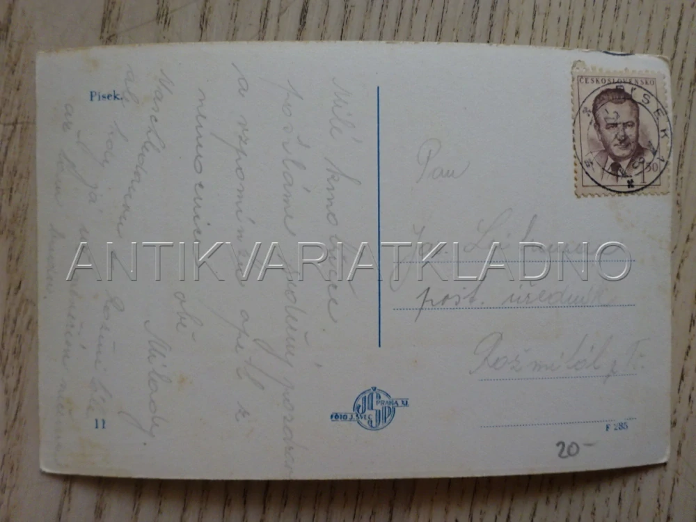 PÍSEK, POHLEDNICE 179
