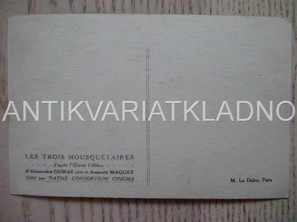 TŘI MUŠKETÝŘI, FILM, POHLEDNICE 222