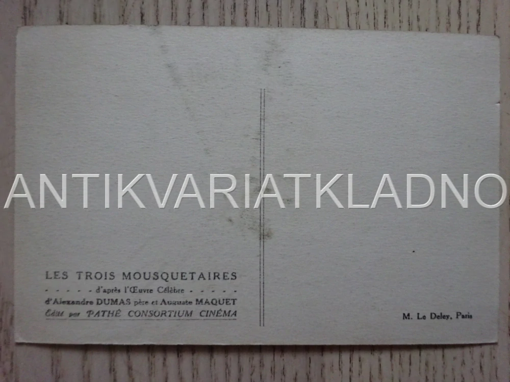 TŘI MUŠKETÝŘI, FILM, POHLEDNICE 229
