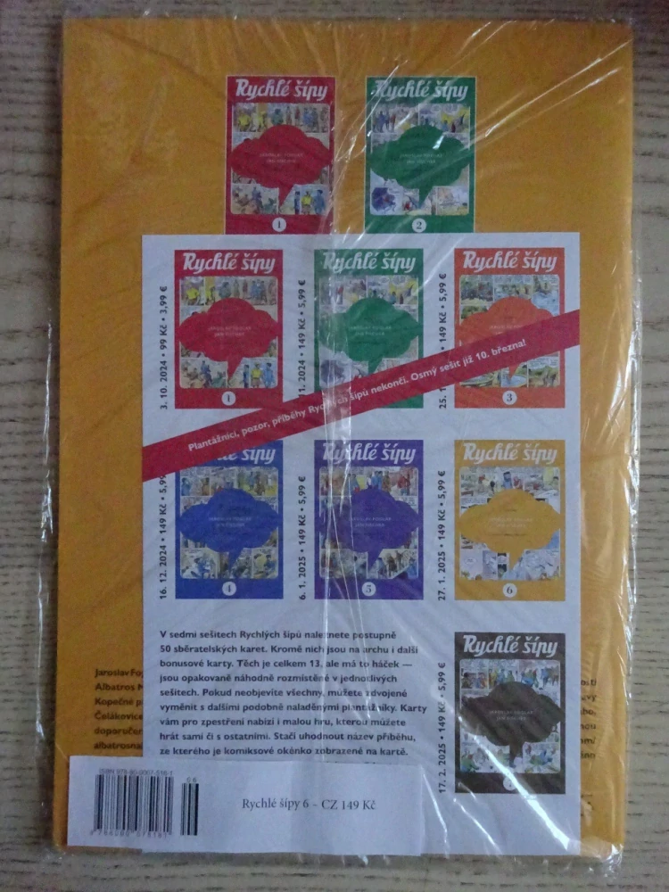 RYCHLÉ ŠÍPY 6, FOGLAR, FISCHER, KOMIKS, 2025, **an