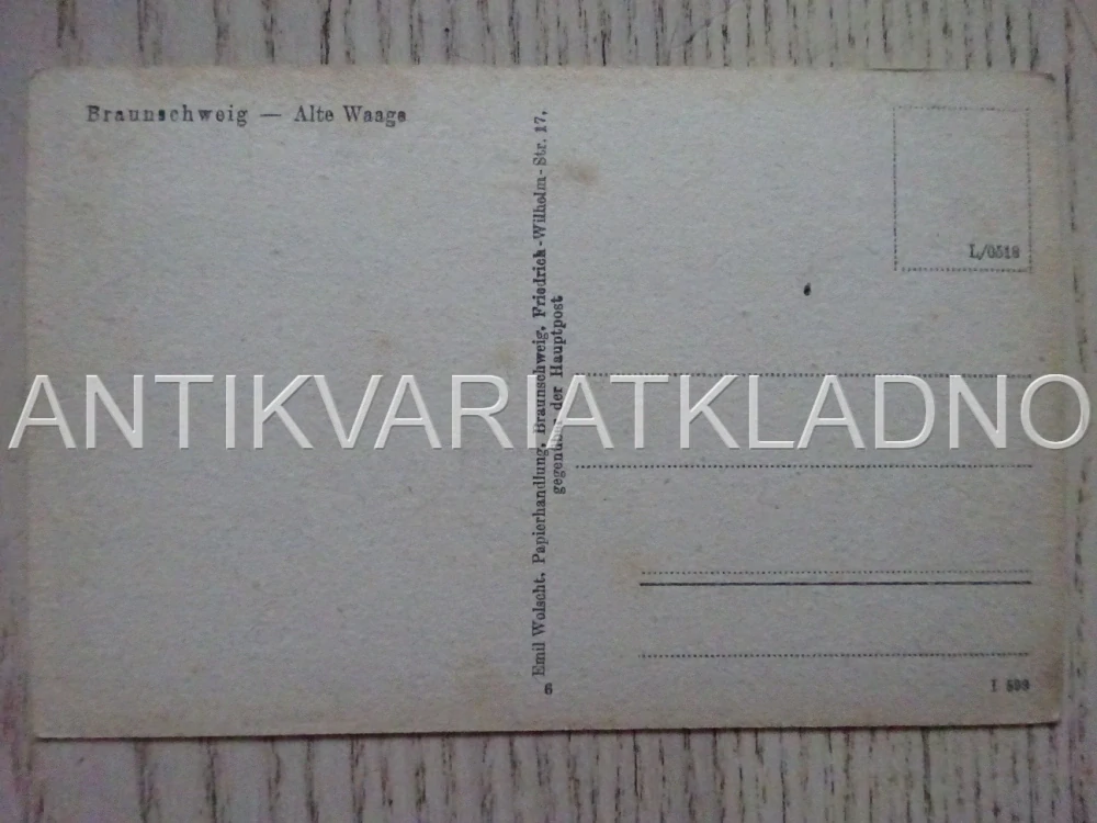 BRAINSCHWEIG, NĚMECKO, POHLEDNICE 260