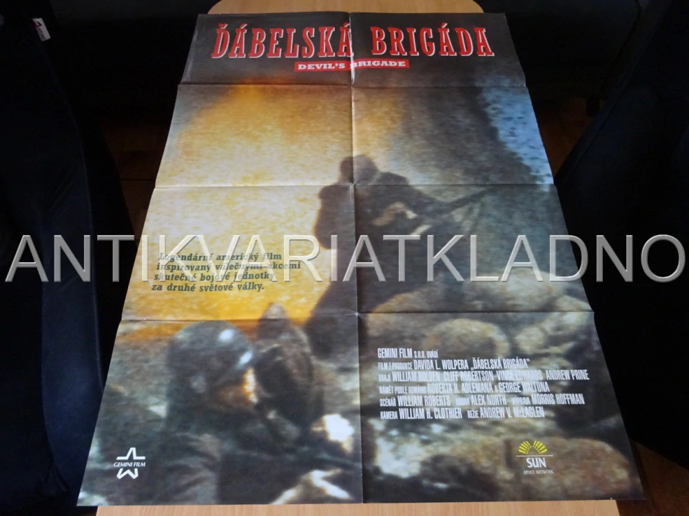 ĎÁBELSKÁ BRIGÁDA, W. HOLDEN, PLAKÁT 1176