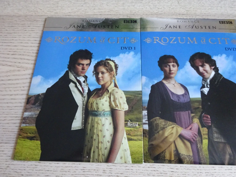 ROZUM A CIT, 1-3, JANE AUSTEN, DVD FILM