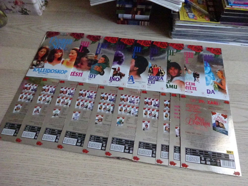 DANIELLE STEEL, KOLEKCE 1-19, 19X DVD FILM
