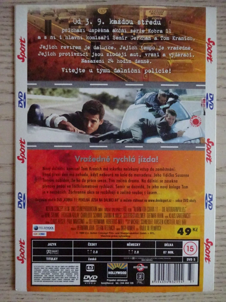 KOBRA 11: PEKELNÁ JÍZDA NA DÁLNICI A4, R. STEINKE, E. ATALAY, DVD FILM