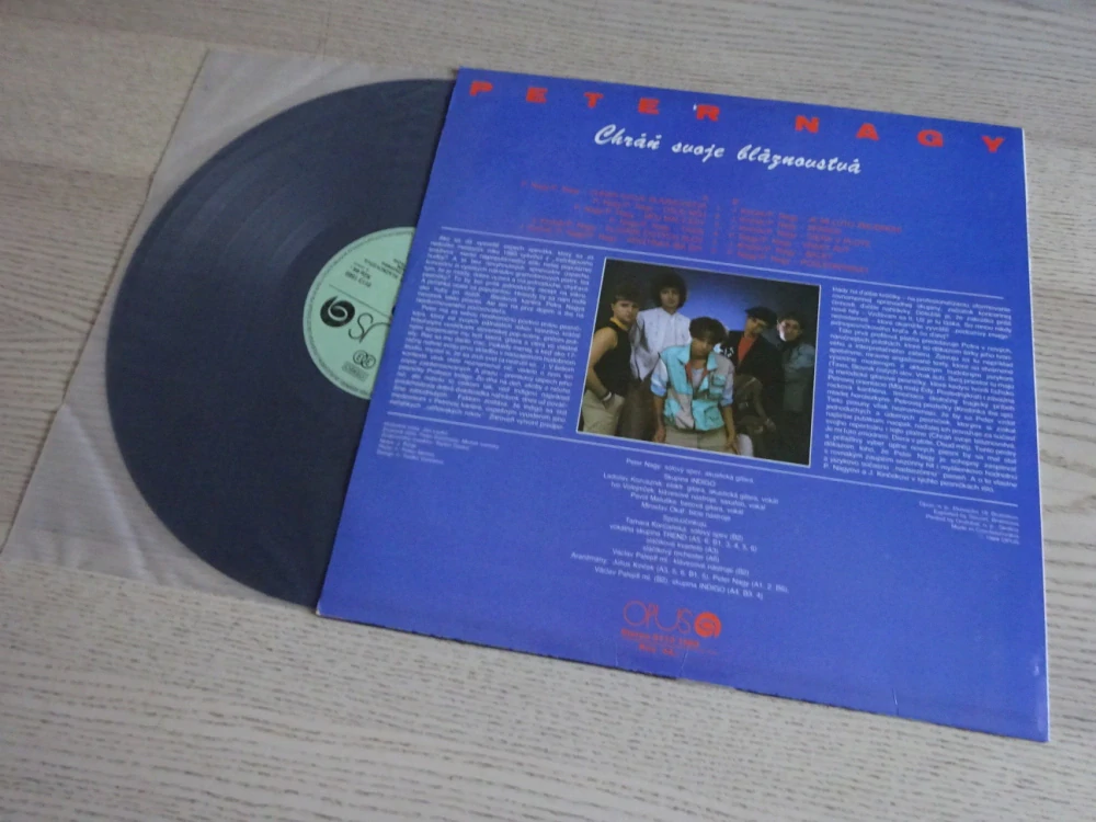 CHRÁŇ SVOJE BLÁZNOVSTVÁ, PETER NAGY, GRAMODESKA