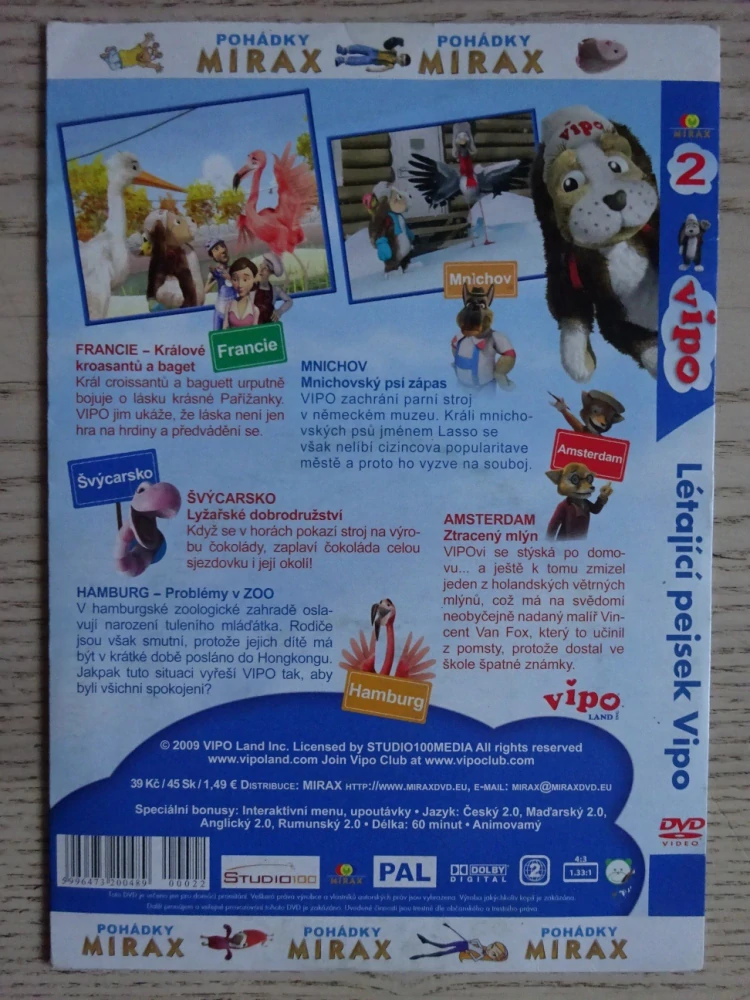 VIPO 2, LÉTAJÍCÍ PEJSEK, DVD FILM