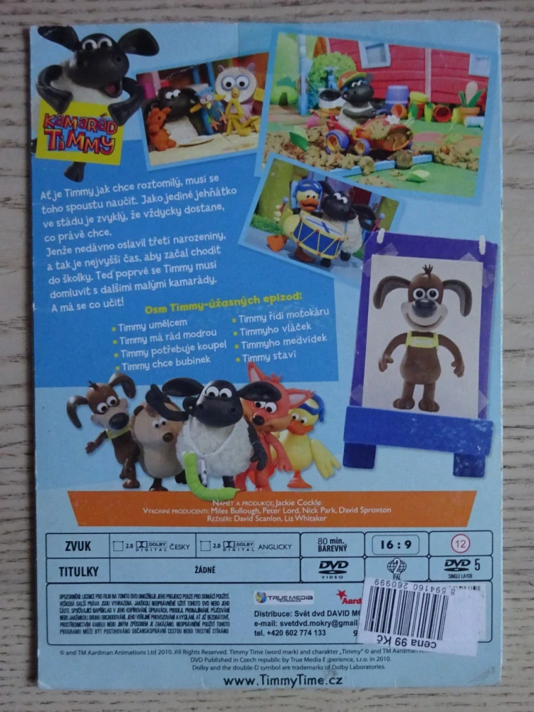 KAMARÁD TIMMY, TIMMYHO VLÁČEK, DVD FILM