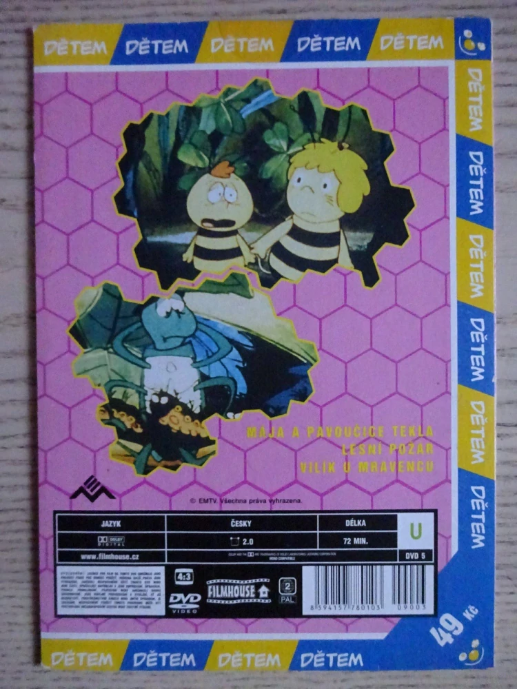 VČELKA MÁJA, BÁJEČNÁ PŘÁTELSTVÍ, DVD FILM