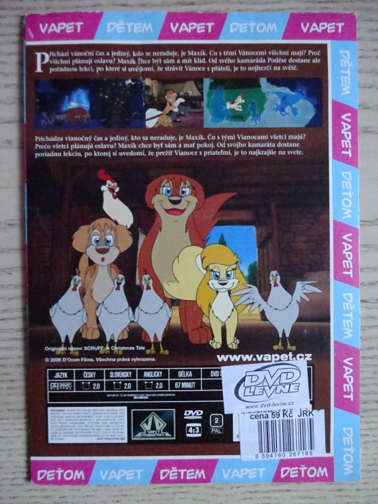 MAXÍK A VÁNOČNÍ DOBRODRUŽSTVÍ, DVD FILM