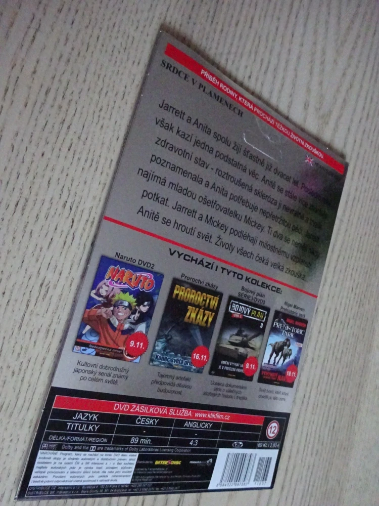 SRDCE V PLAMENECH, DVD FILM