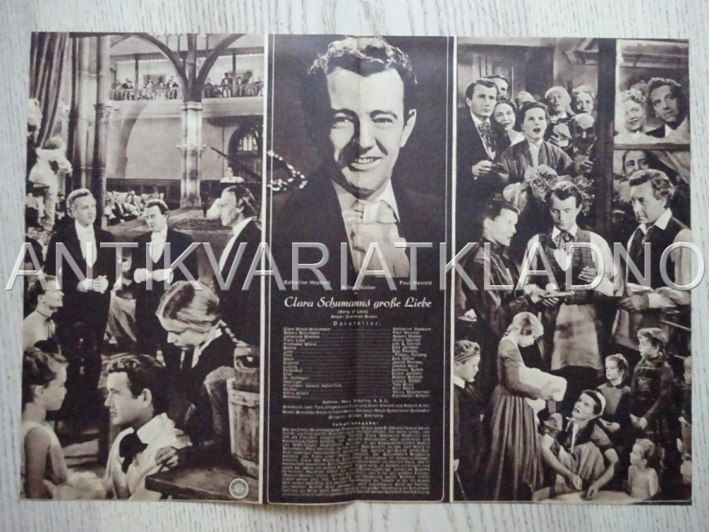 SONG OF LOVE, KATHARINE HEPBURN, NĚMECKY, BIO PROGRAM 333
