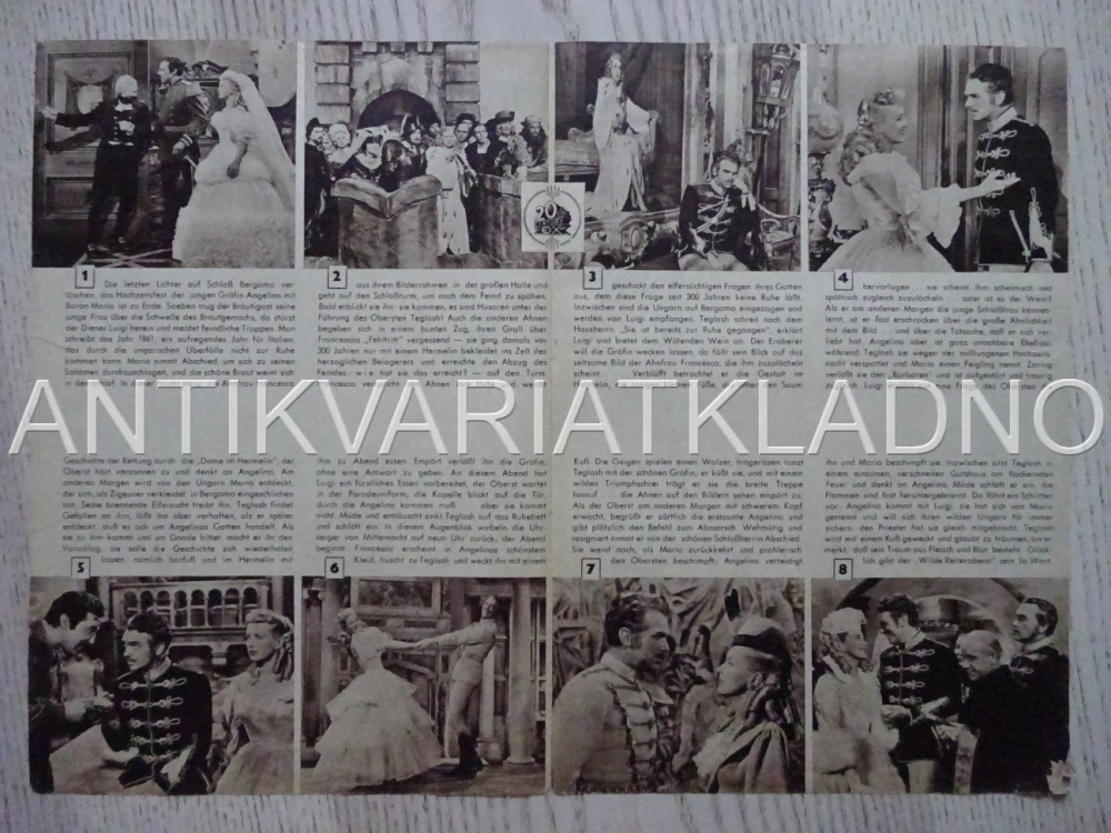 THAT LADY IN ERMINE, BETTY GRABLE, DOUGLAS FAIRBANKS JR., NĚMECKY, BIO PROGRAM 819