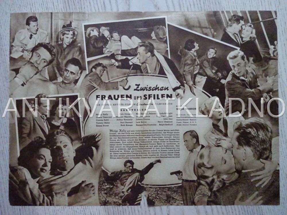 ŠAMPION, KIRK DOUGLAS, NĚMECKY, BIO PROGRAM 1407