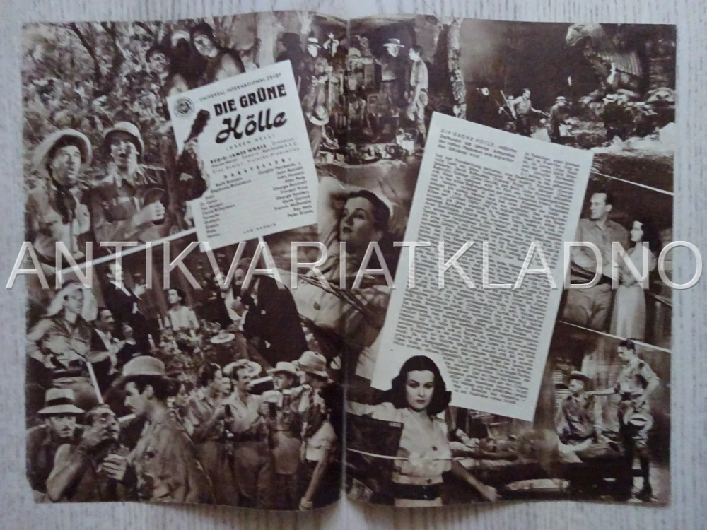 GREEN HELL, DOUGLAS FAIRBANKS JR., NĚMECKY, BIO PROGRAM 1732