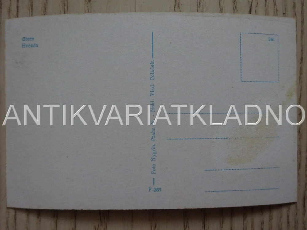 HVĚZDA, OKRES KLADNO, POHLEDNICE 317