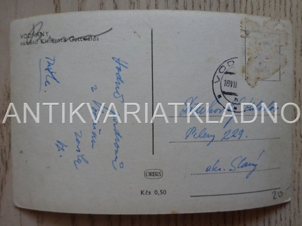 VODŇANY, NÁMĚSTÍ, OKRES STRAKONICE, POHLEDNICE 321