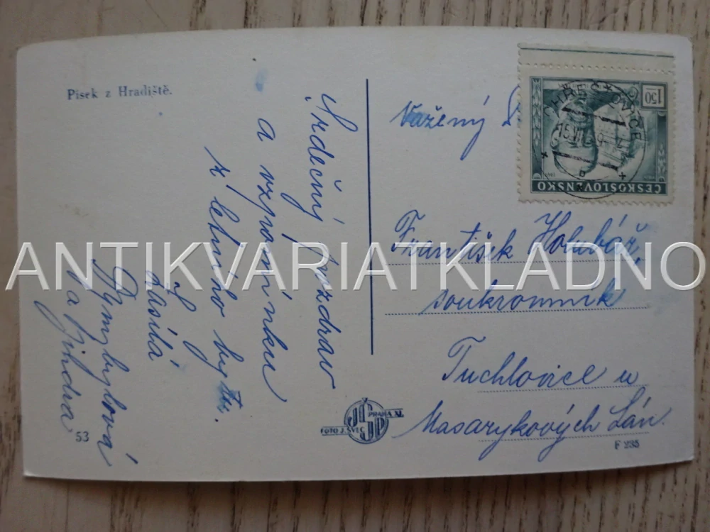 PÍSEK, POHLEDNICE 347