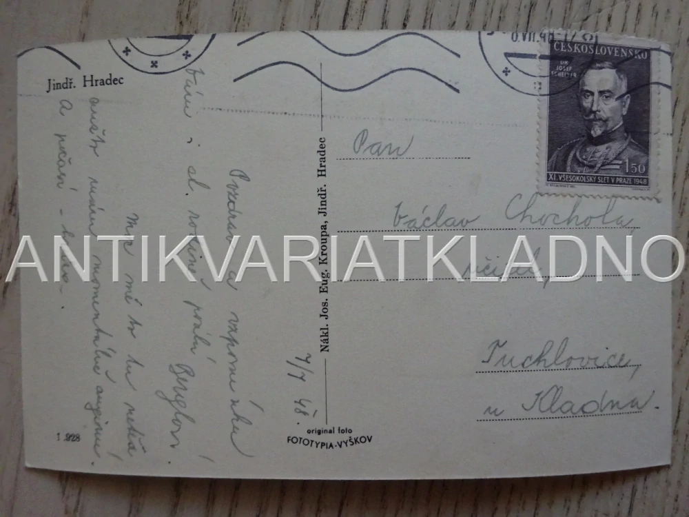 JINDŘICHŮV HRADEC, POHLEDNICE 358