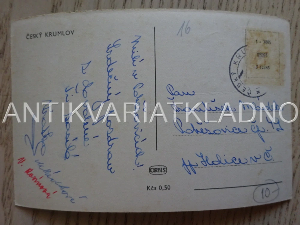 ČESKÝ KRUMLOV, POHLEDNICE 364