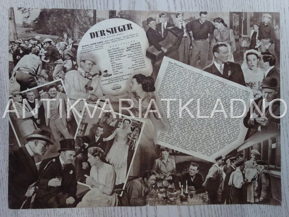 TICHÝ MUŽ, JOHN WAYNE, NĚMECKY, BIO PROGRAM 1902