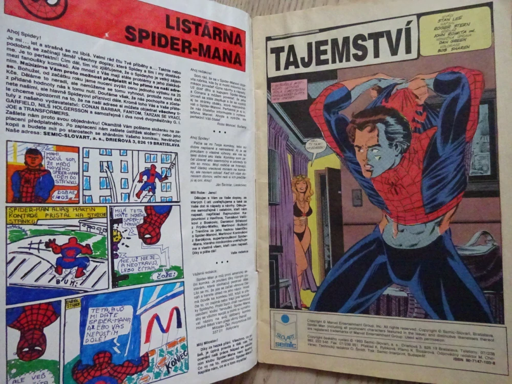 ZÁHADNÝ SPIDERMAN, SPIDER-MAN, **an