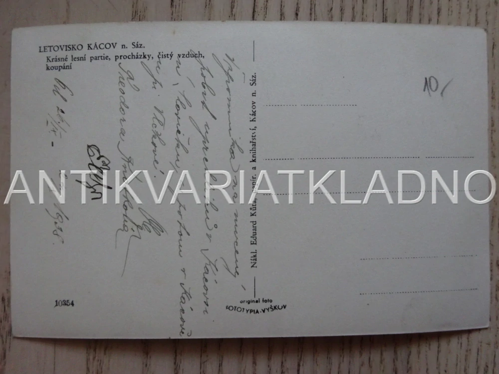 KÁCOV, OKRES KUTNÁ HORA, POHLEDNICE 403