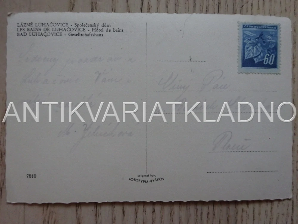 LÁZNĚ LUHAČOVICE, POHLEDNICE 415