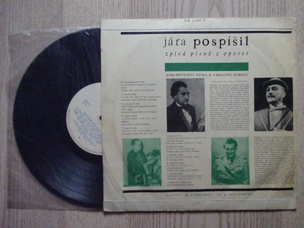 ZPÍVÁ JÁRA POSPÍŠIL, GRAMODESKA